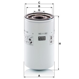 Element filtru de ulei hidraulic