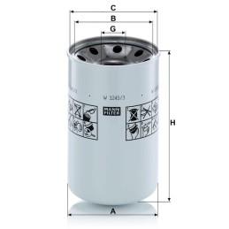 Filtru de ulei M+H