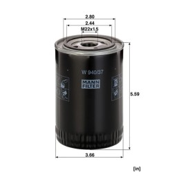 Filtru de ulei M+H