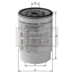 Filtru de combustibil de rezervă