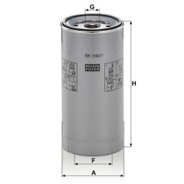 Filtru de combustibil de rezervă