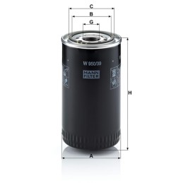 Filtru de ulei M+H