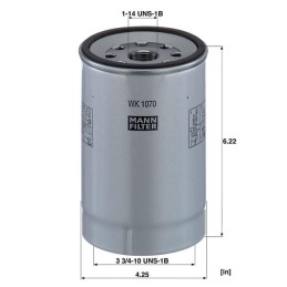 Filtru de combustibil de rezervă