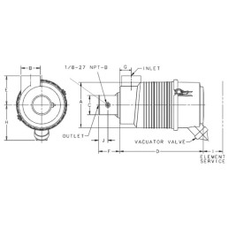 Filtru aer complet Donaldson