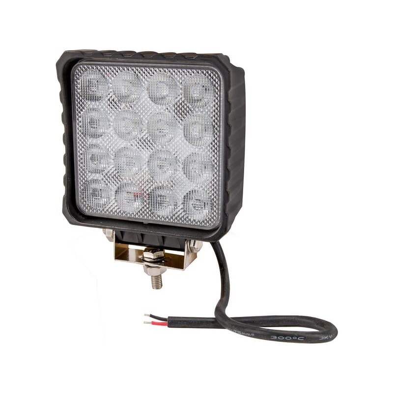 Lampă de lucru LED 48W 3840lm pătrată 10/30V 112x54,5x136mm tip flood 16 LED-uri Kramp