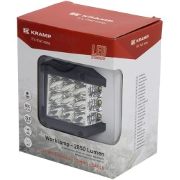Lampă de lucru LED 22.5W 2850lm pătrată 10/30V 89x97mm Kramp