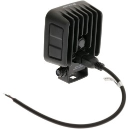 Lampă de lucru LED, 60W, 6600lm, pătrat, 12/24V, alb, 92x109.5x51.1mm mufă Deutsch, rază largă, 12LED's