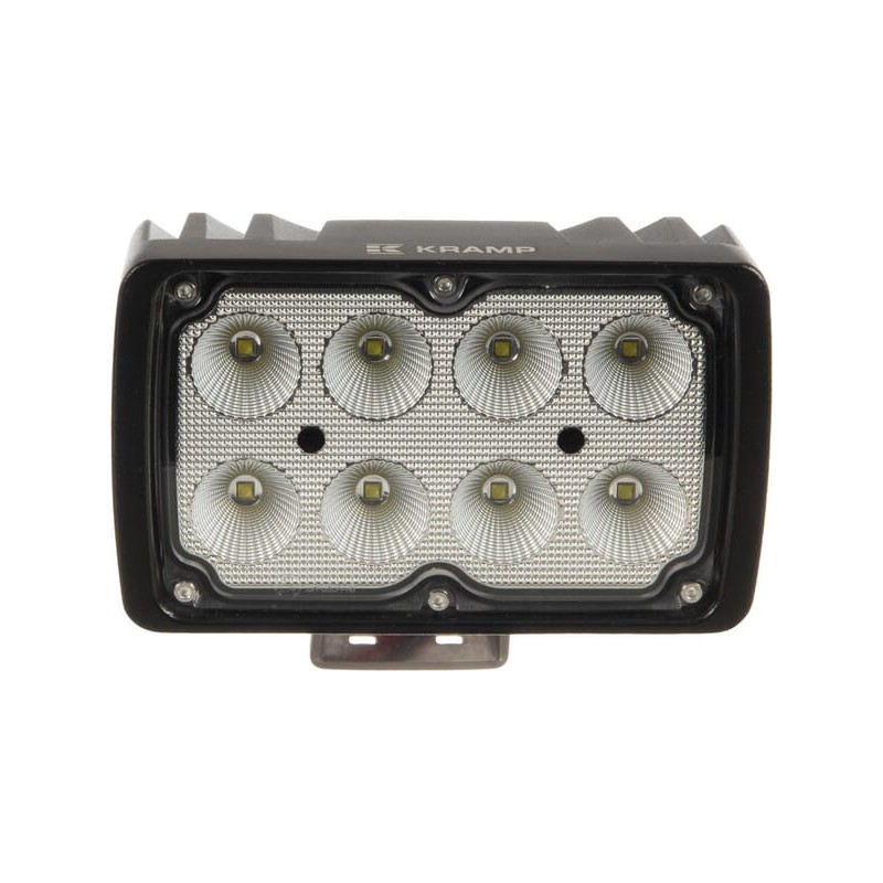 Lampă de lucru LED 40W 4000lm dreptunghiulară albă 152x75x108mm mufă Deutsch Wide flood, 8 LED's, Kramp
