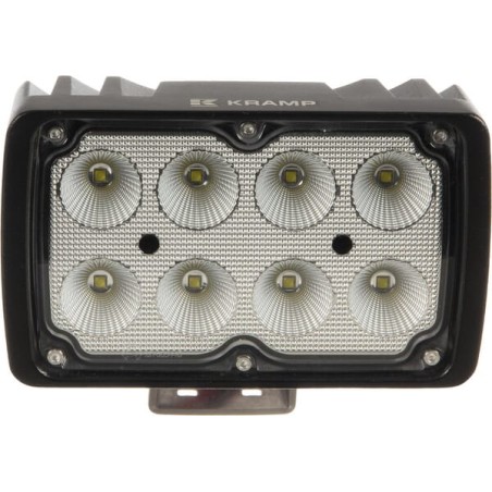 Lampă de lucru LED 40W 4000lm dreptunghiulară albă 152x75x108mm mufă Deutsch Wide flood, 8 LED's, Kramp