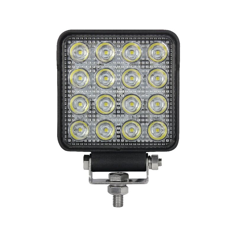 Lampă de lucru LED 25W 3040lm pătrată 10/30V 108x48x108mm tip spot 16 LED-uri Kramp
