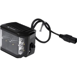 Lampă de lucru LED, 70W, 5060 lm, pătrat, 12/24V, alb, 53.7x75.5x32.3mm Deutsch plug, Flood, 10LED's