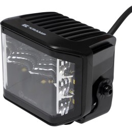 Lampă de lucru LED, 70W, 5060 lm, pătrat, 12/24V, alb, 53.7x75.5x32.3mm Deutsch plug, Flood, 10LED's
