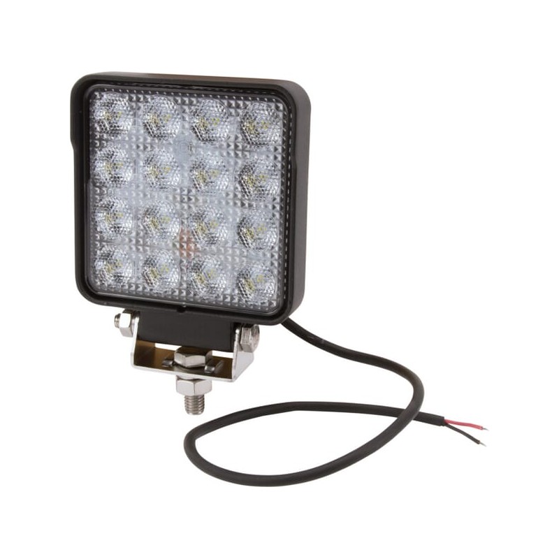 Lampă de lucru LED 25W 3040lm pătrată 10/30V 108x48x108mm tip flood 16 LED-uri Kramp