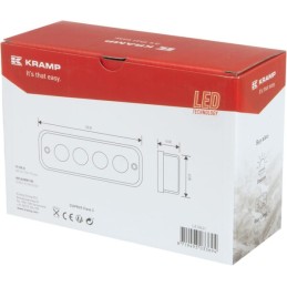 Lampă de lucru LED 20W 1750lm dreptunghiulară Kramp