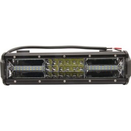 Bară lumini de lucru LED 81W 7290lm dreptunghiulară 12/24V albă 301,8x89mm cablu combo 54 LED-uri Kramp
