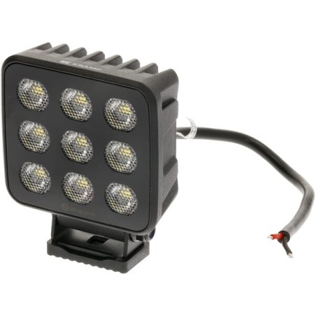 Lampă de lucru LED, 90W, 6800lm, pătrat, 12/24V, alb, 108x120.7x52.7mm mufă Deutsch, flux, 18 LED-uri