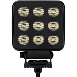 Lampă de lucru LED, 90W, 6800lm, pătrat, 12/24V, alb, 108x120.7x52.7mm mufă Deutsch, flux, 18 LED-uri