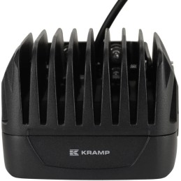 Lampă de lucru LED, 45W, 4050lm, pătrat, 12/24V, albastru, 126x151x95mm mufă Deutsch, spot, 9 LED-uri