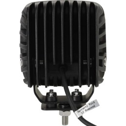 Lampă de lucru LED, 45W, 4050lm, pătrat, 12/24V, albastru, 126x151x95mm mufă Deutsch, spot, 9 LED-uri