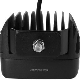 Lampă de lucru LED, 45W, 4050lm, pătrat, 12/24V, albastru, 126x151x95mm mufă Deutsch, spot, 9 LED-uri