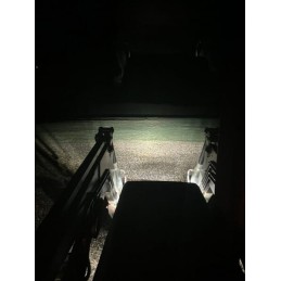 Far LED 23/45W, dreptunghiular, 12-24V, 168x107x82mm, fază lungă