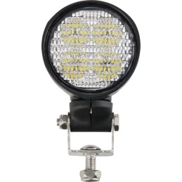Lampă de lucru LED 40W 4000lm rotundă albă 10/30V 84x126x71,8mm mufă AMP 4 LED-uri 360° Kramp