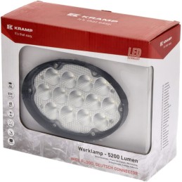 Lampă de lucru LED 65W 5200lm ovală Kramp