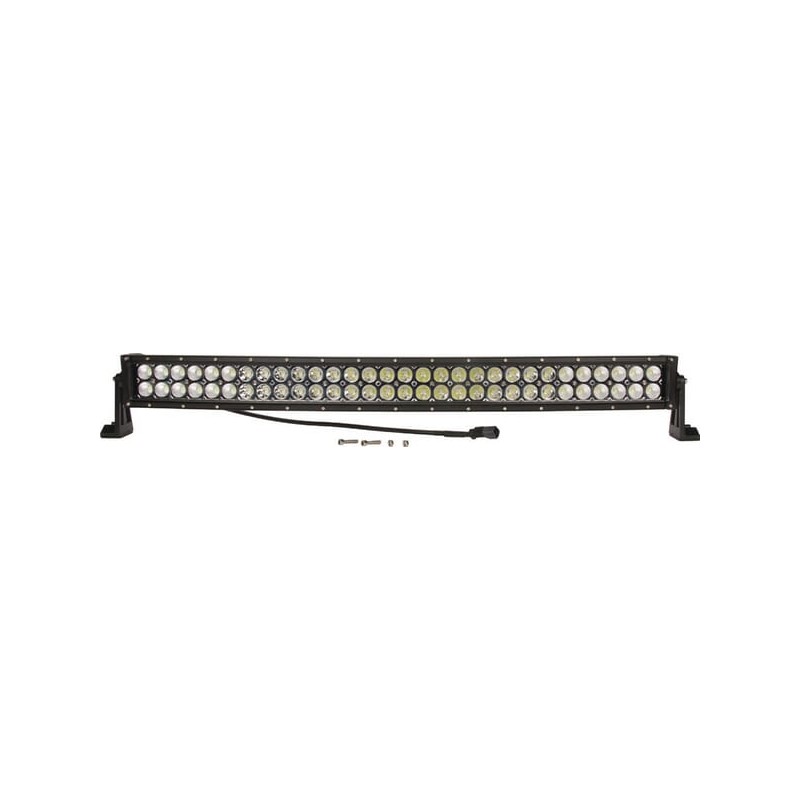 Bară lumini de lucru LED 180W 15300lm dreptunghiulară 12/24V albă 825,5x79,5mm mufă Deutsch combo curbată 60 LED-uri Kramp