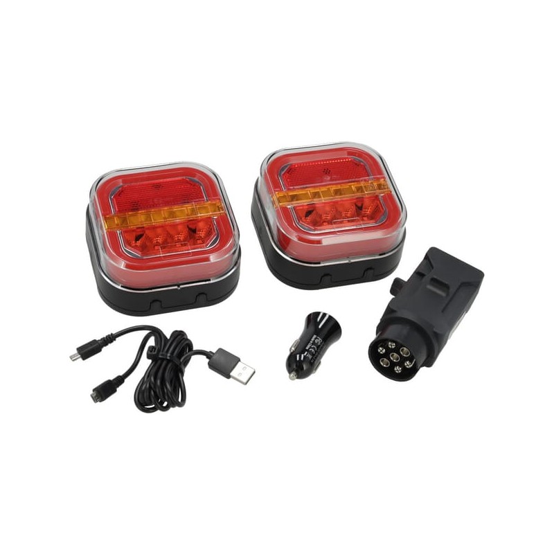 Set lămpi LED spate fără cablu