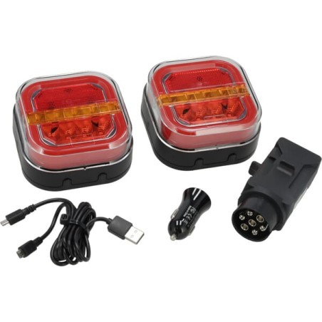 Set lămpi LED spate fără cablu