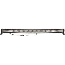 Bară lumini de lucru LED 300W 25500lm dreptunghiulară 12/24V albă 1371,6x79,5mm mufă Deutsch combo curbată 100 LED-uri Kramp