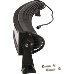 Bară lumini de lucru LED 300W 25500lm dreptunghiulară 12/24V albă 1371,6x79,5mm mufă Deutsch combo curbată 100 LED-uri Kramp