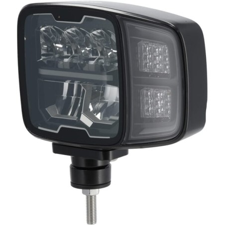 Far LED, dreptunghiular, 12/24V, 220x197.2x80.5mm, încălzit, fază lungă/fază scurtă, anti-zăpadă, stânga