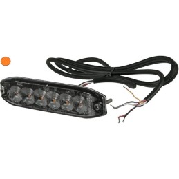 Lamp? de avertizare intermitent? galben? 6 LED-uri