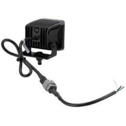 Lampă de lucru LED, 70W, 3100 lm, pătrat, 12/24V, alb/portocaliu, 53.7x75.5x32.3mm mufă Deutsch, Flood, 10LED-uri