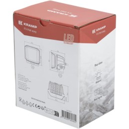 Lampă de lucru LED, 70W, 3100 lm, pătrat, 12/24V, alb/portocaliu, 53.7x75.5x32.3mm mufă Deutsch, Flood, 10LED-uri