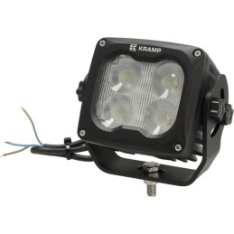 Lampă de lucru LED 70W 6000lm pătrată 10/45V albă 120x110x72mm încălzită cu senzor flood - fascicul larg 4 LED-uri Kramp
