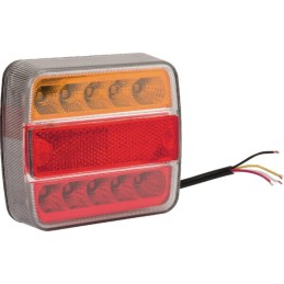 Lampă spate LED, pătrată, 12/24V, 100x40x100mm
