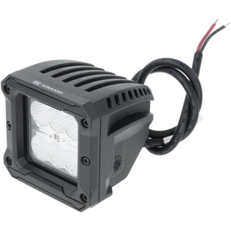 Lampă de lucru LED 18W 1620lm pătrată 10-30V 81x76x78mm tip flood Kramp