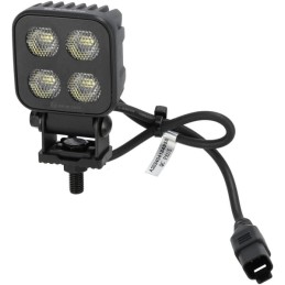 Lampă de lucru LED, 40W, 2650lm, pătrat, 12/24V, alb, 70.1x126.6x49.7mm mufă Deutsch, flux, 8 LED-uri
