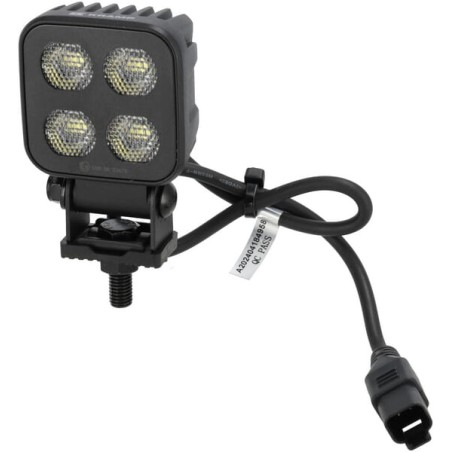 Lampă de lucru LED, 40W, 2650lm, pătrat, 12/24V, alb, 70.1x126.6x49.7mm mufă Deutsch, flux, 8 LED-uri