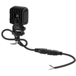 Lampă de lucru LED, 40W, 2650lm, pătrat, 12/24V, alb, 70.1x126.6x49.7mm mufă Deutsch, flux, 8 LED-uri