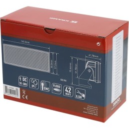 Lampă de lucru LED 42W 3800lm dreptunghiulară 10/30V 140,2x41,8x57,2mm tip flood Kramp