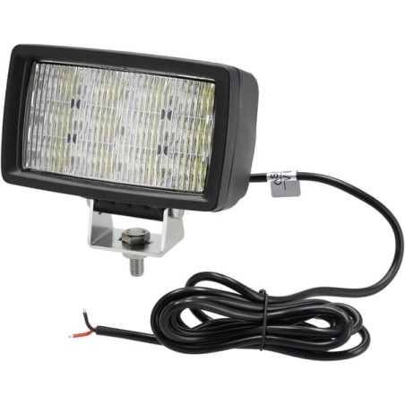 Lampă de lucru LED, 40W, 5600lm, dreptunghiulară, 12/24V, alb, 157x117x76.3mm, Flood, 12 LED-uri