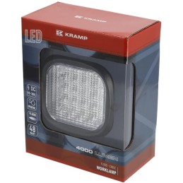 Lampă de lucru LED 48W 4000lm pătrată 10-30V 123x81x123mm tip flood Kramp