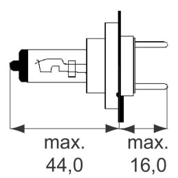 Bec H7 PX26d 12V 55W Kramp