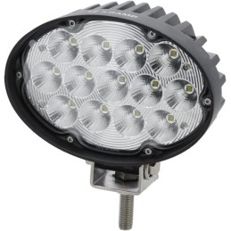 Lampă de lucru LED, 65V, 5880lm, oval, 10/30V, 166x148x95mm, mufă Deutsch, Spot, 13 LED-uri