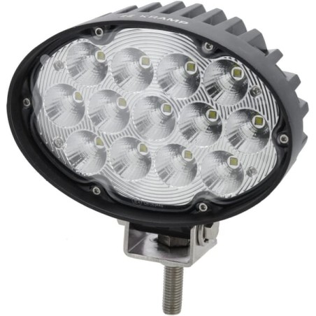 Lampă de lucru LED, 65V, 5880lm, oval, 10/30V, 166x148x95mm, mufă Deutsch, Spot, 13 LED-uri