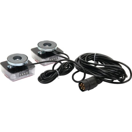 Set lămpi magnetice LED 12V cablu 7,5m