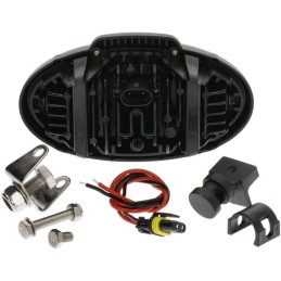 Lampă de lucru LED, 40W, 3500lm, oval, 12-24V,190x107x63mm, flux larg